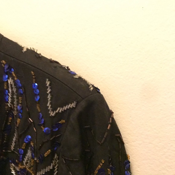 Beaded Black Bolero - Picture 12 of 13